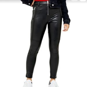 TopShop Leather Leggings